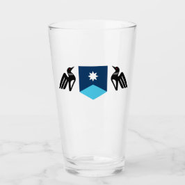 Minnesota-Wappen Glas