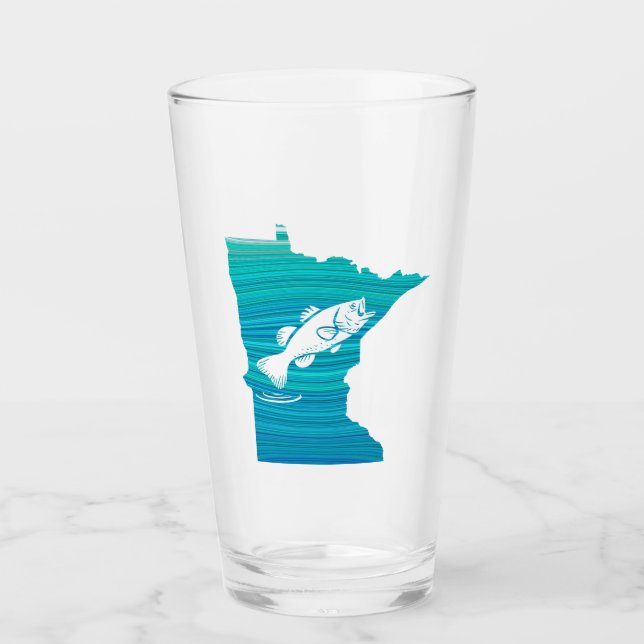 Minnesota Wave Fishing Glas (Vorderseite)