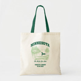 Minnesota Wedding Welcome Bag, State Love Tragetasche