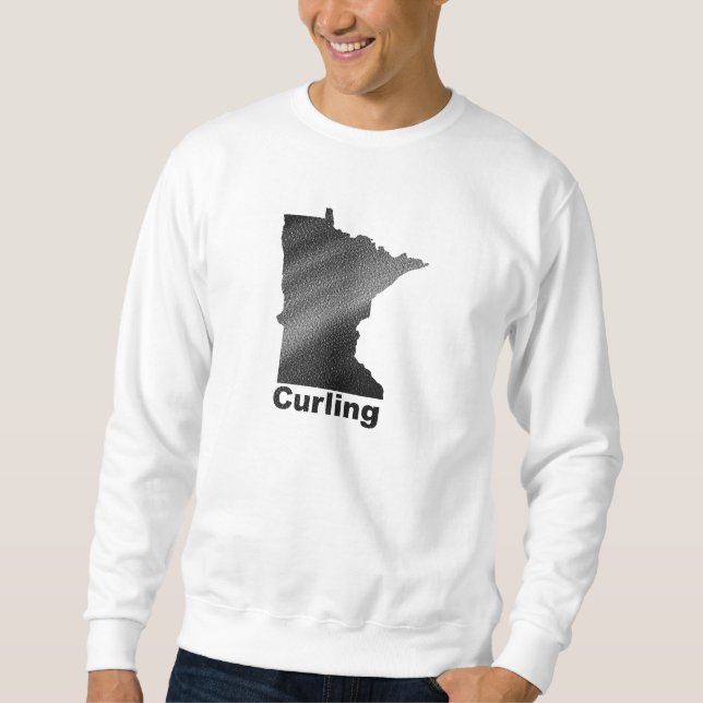 Minnesota-Winden (Front, Schwarzes) Sweatshirt (Vorderseite)