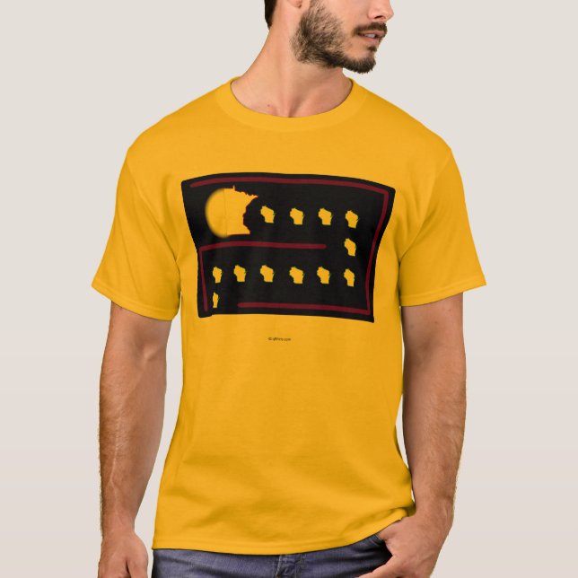 Minnesota-Wisconsin "Videospiel-" Shirt (Vorderseite)
