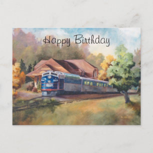 Minnesota Zephyr Bahn Geburtstag Postkarte