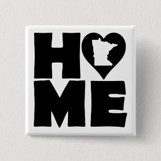 Minnesota Zuhause Heart Staat Button Abzeichen But