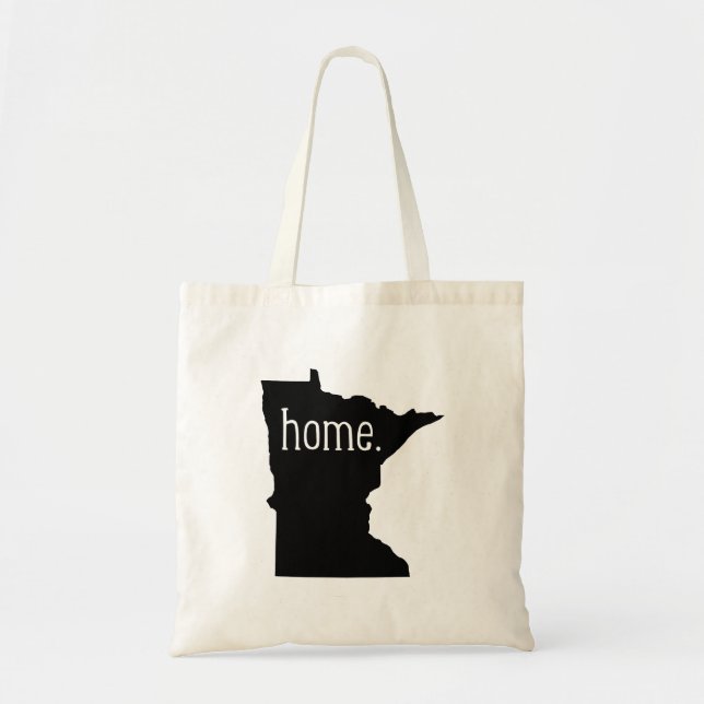 Minnesota Zuhause Staat Tote Bag Tragetasche (Vorne)