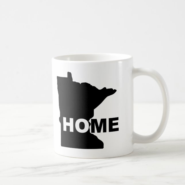 Minnesota-Zuhause weg von Staats-Tasse oder Tasse (Rechts)