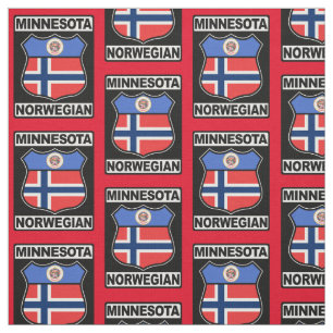 Minnesotan-norwegisches amerikanisches mit Ziegeln Stoff