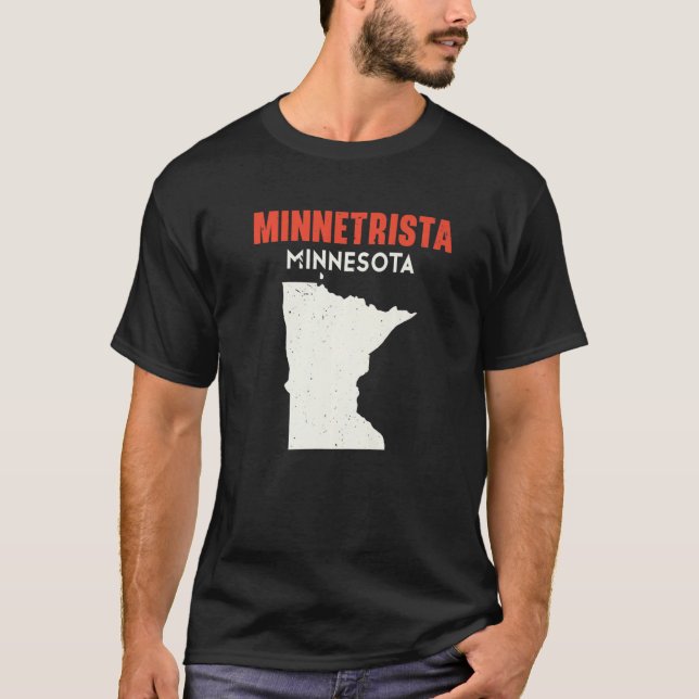 Minnetrista Minnesota USA State America Travel Min T-Shirt (Vorderseite)