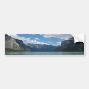 Minnewanka Lake, Rocky Mountains, Kanada Autoaufkleber