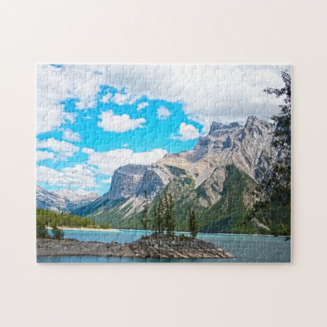 Minnewanka See Kanada. Puzzle (Horizontal)