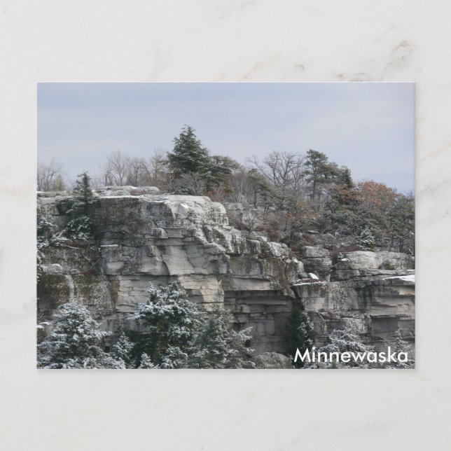 Minnewaska Staat Park Preserve Postkarte (Vorderseite)