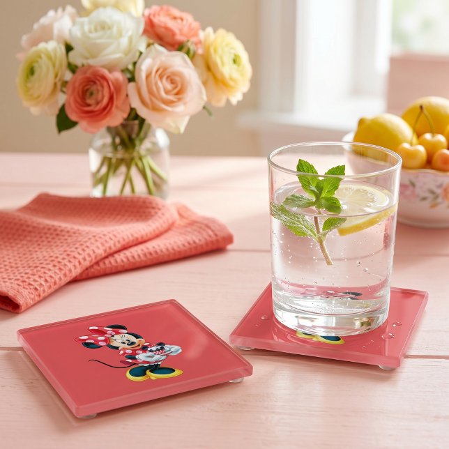 Minnie Glass Untersetzer (Von Creator hochgeladen)