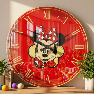 Minnie Große Wanduhr
