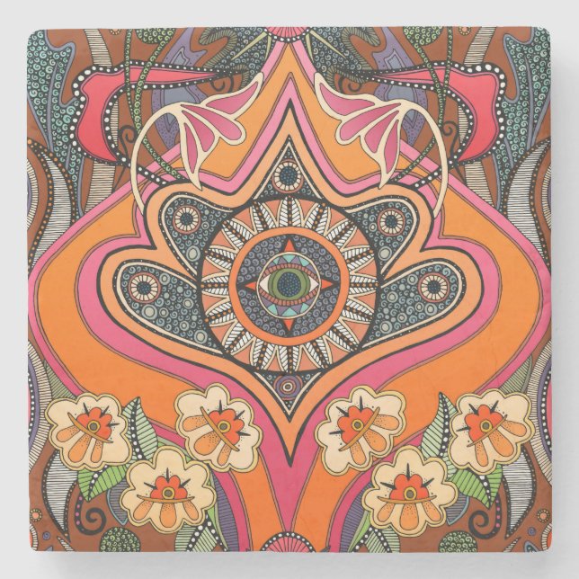 MINNIE Henna Stone Untersetzer (Vorderseite)