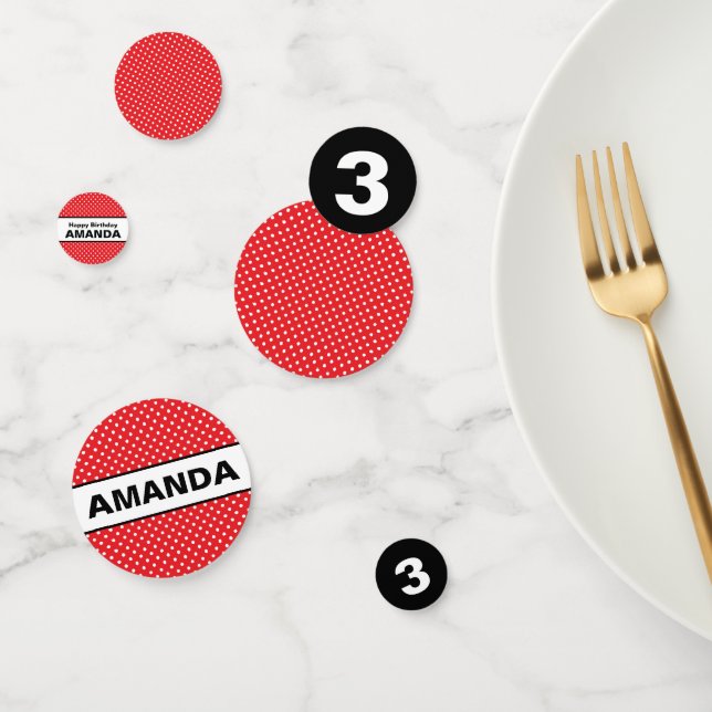 Minnie Mouse Inspiriert Confetti Konfetti (Gruppe)