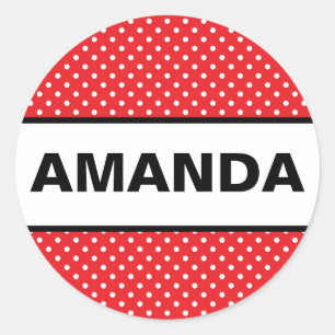 Minnie Mouse Inspiriert Individuelle Name Sticker