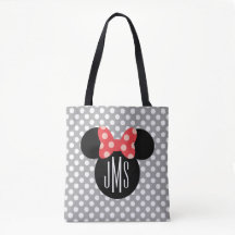 Minnie Polka Dot Head Silhouette | Monogramm