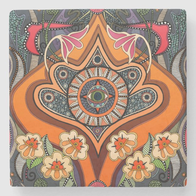 MINNIE Soot Stone Untersetzer (Vorderseite)