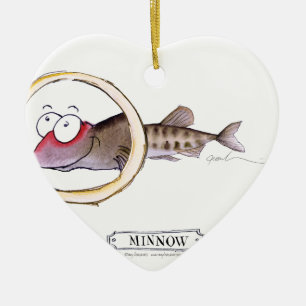 Minnowfische, tony fernandes keramik ornament