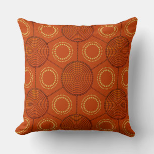Minoan Labyrinth Geometric Throw Kissen