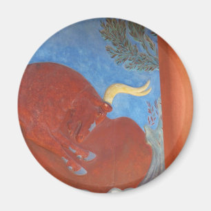 Minoan Palace of Knossos RED BULL Magnet