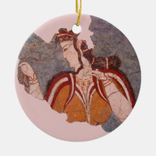 Minoan Wandbild Keramikornament