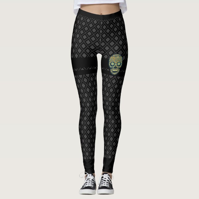 Minoaner Schädel Leggings (Vorderseite)