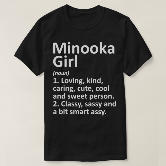 MINOOKA L IL ILLINOIS Funny City Zuhause Roots Ges T-Shirt (Design vorne)