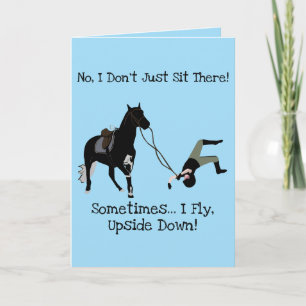 Minor Horse Fall wird gut Karte