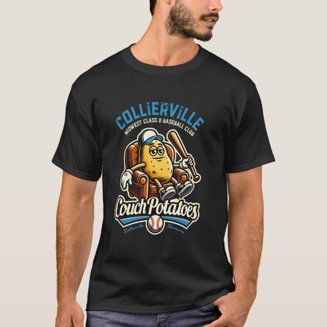 Minor League Baseball Collierville Couch Potatoes T-Shirt (Vorderseite)