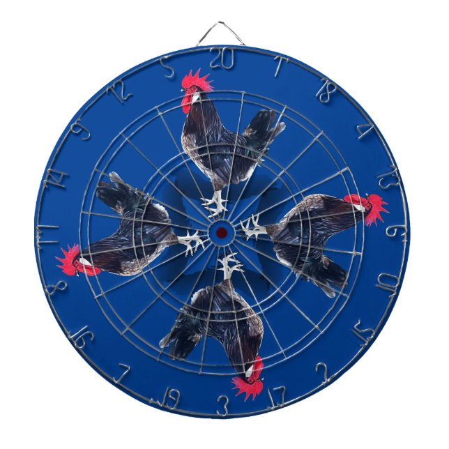 Minorca Rooster Dartscheibe (vorne)