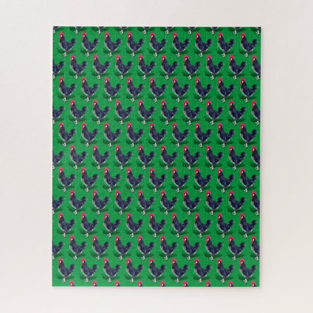 Minorca Rooster Puzzle (Vertikal)