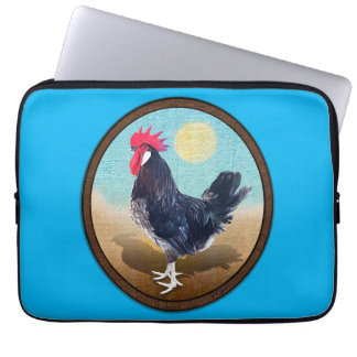 Minorca Rooster Vintag Oval Laptopschutzhülle
