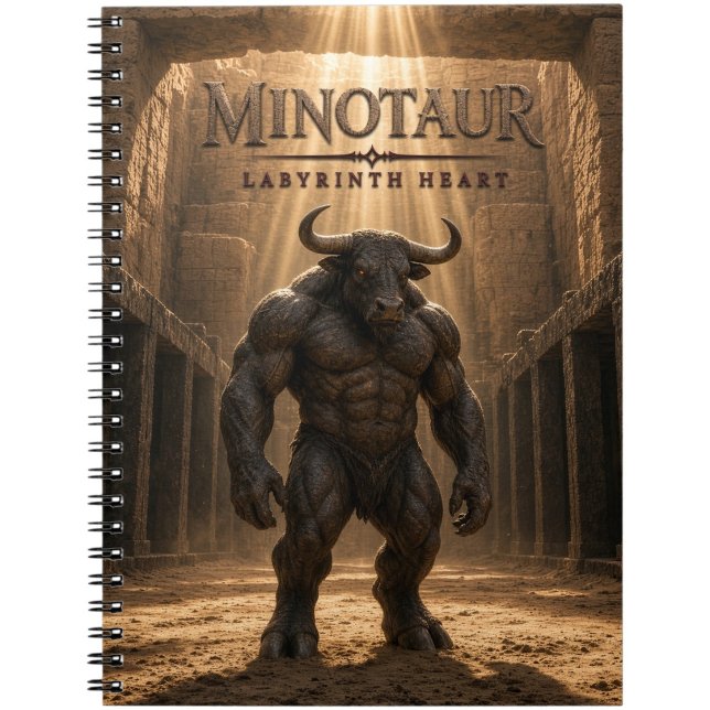 Minotaur Labyrinth Herz Dunkle Kino Notizblock (Von Creator hochgeladen)