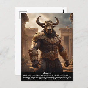 Minotaur Postkarte