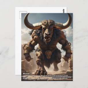 Minotaur Postkarte