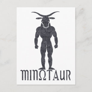 Minotaur Postkarte