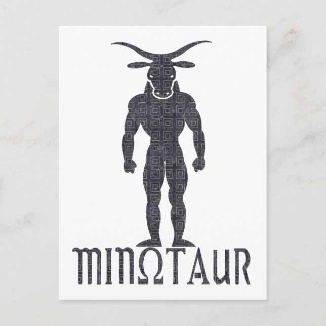 Minotaur Postkarte (Vorderseite)