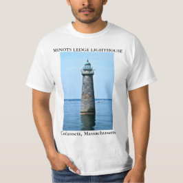 Minots Ledge Lighthouse, Cohassett Massachusetts T-Shirt