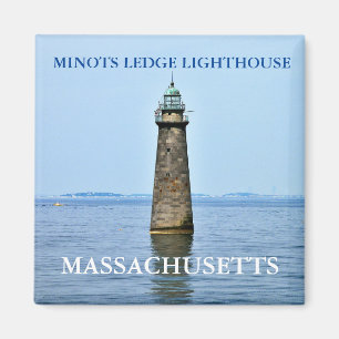 Minots Ledge Lighthouse, Massachusetts Magnet