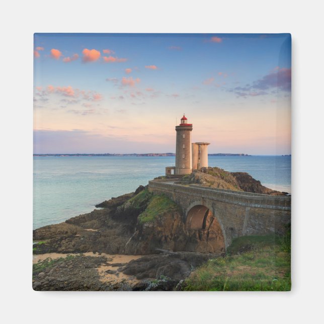 Minou Lighthouse in Frankreich Magnet (Vorne)