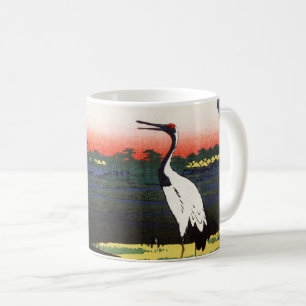 Minowa, Kanasugi, Mikawashima von Utagawa Hiroshig Kaffeetasse