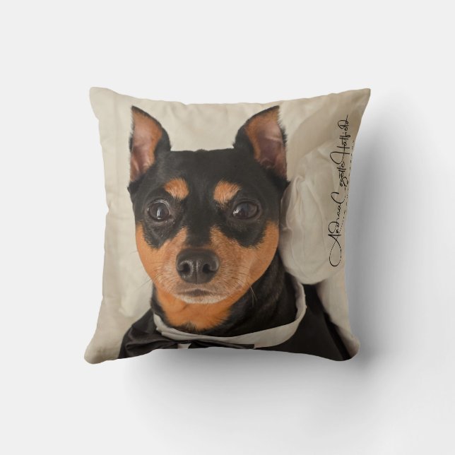 MinPin Tux Kissen (Rückseite)