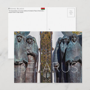 Minsk, Weißrussland Reise-Postkarte Postkarte