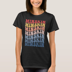 Minskin Groovy Retro Katze T-Shirt
