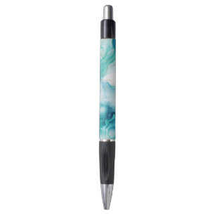 Mint Aqua Tinte Marmor Kugelschreiber