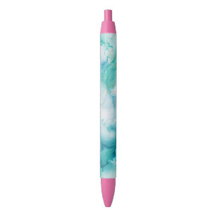 Mint Aqua Tinte Marmor Kugelschreiber