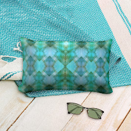Mint Aztec Inspiriert geometrisches Muster Lendenkissen