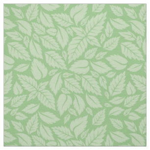 Mint-Blätter-Muster Stoff
