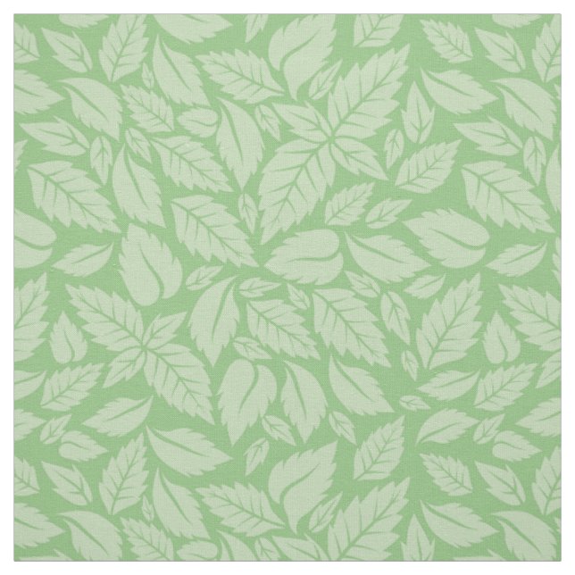 Mint-Blätter-Muster Stoff (Muster)