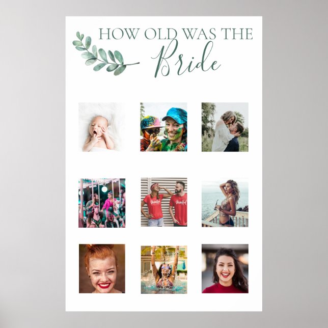 Mint Botanical Foto Showspiel Poster (Vorne)